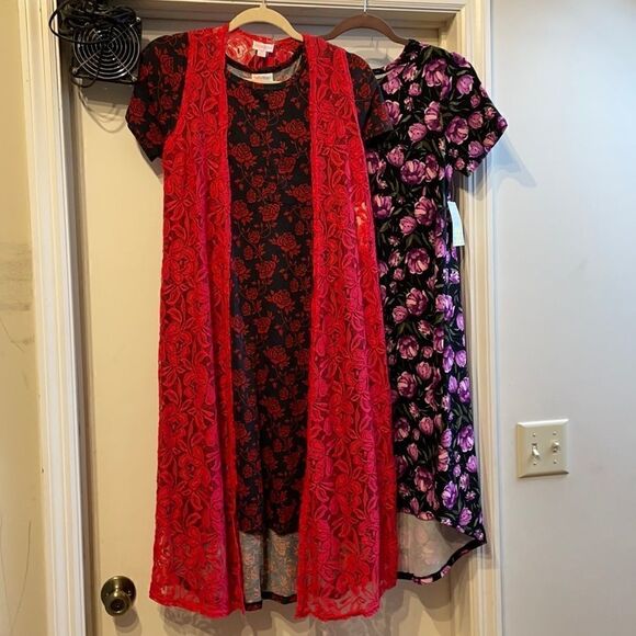 LuLaRoe Dresses & Skirts - NWT! Bundle of 2 XXS Carlys - one with Joy vest